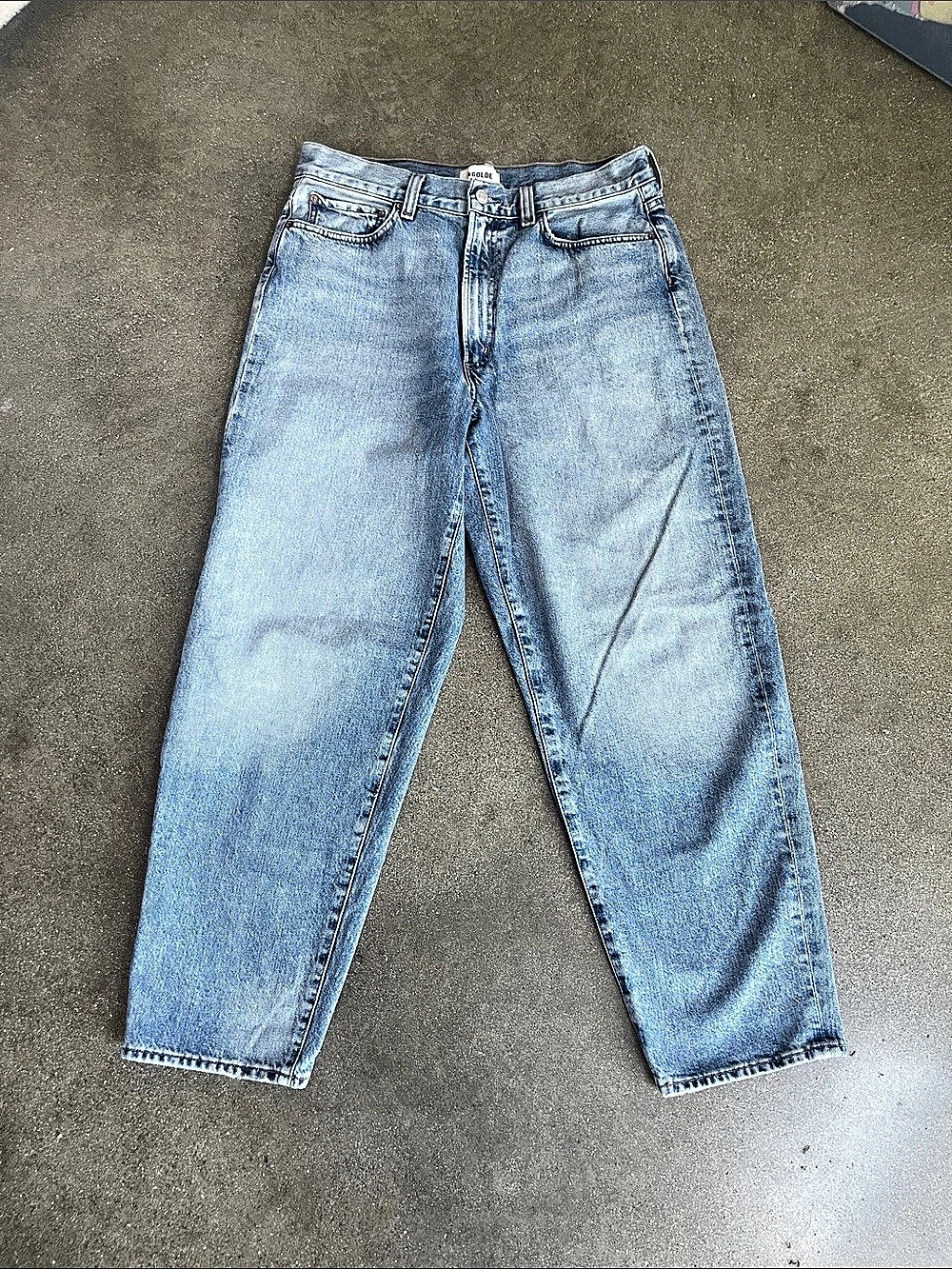 AGOLDE 80s Jean High Rise Blue Jeans Waist 30 Like New